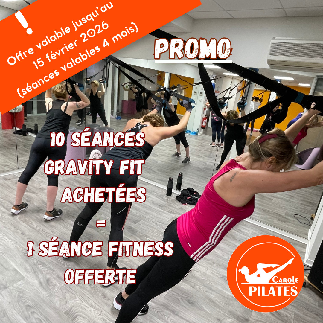 Offre jusqu'au 15 février sur le gravity fit